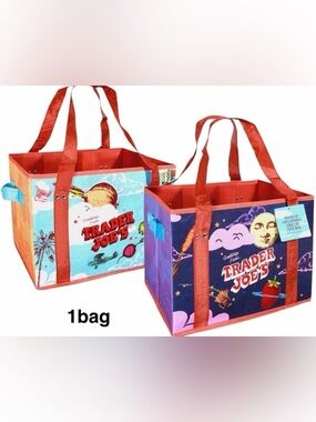 Trader Joe's Stand-Up Collapsable Grocery Tote